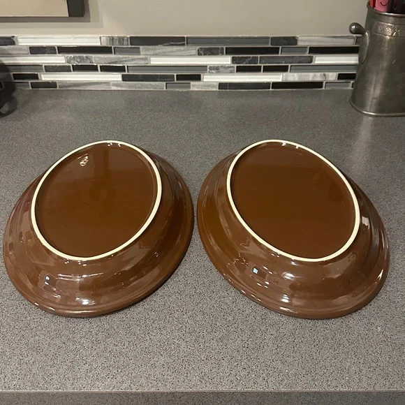 Fiestaware Brown Oval Platters - Picture 4 of 7